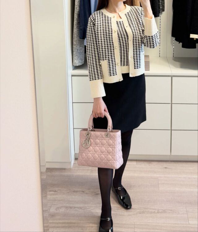 YOKO CHAN】ヨーコ・チャン「Tweed Balloon Dress（ツイードバルーン